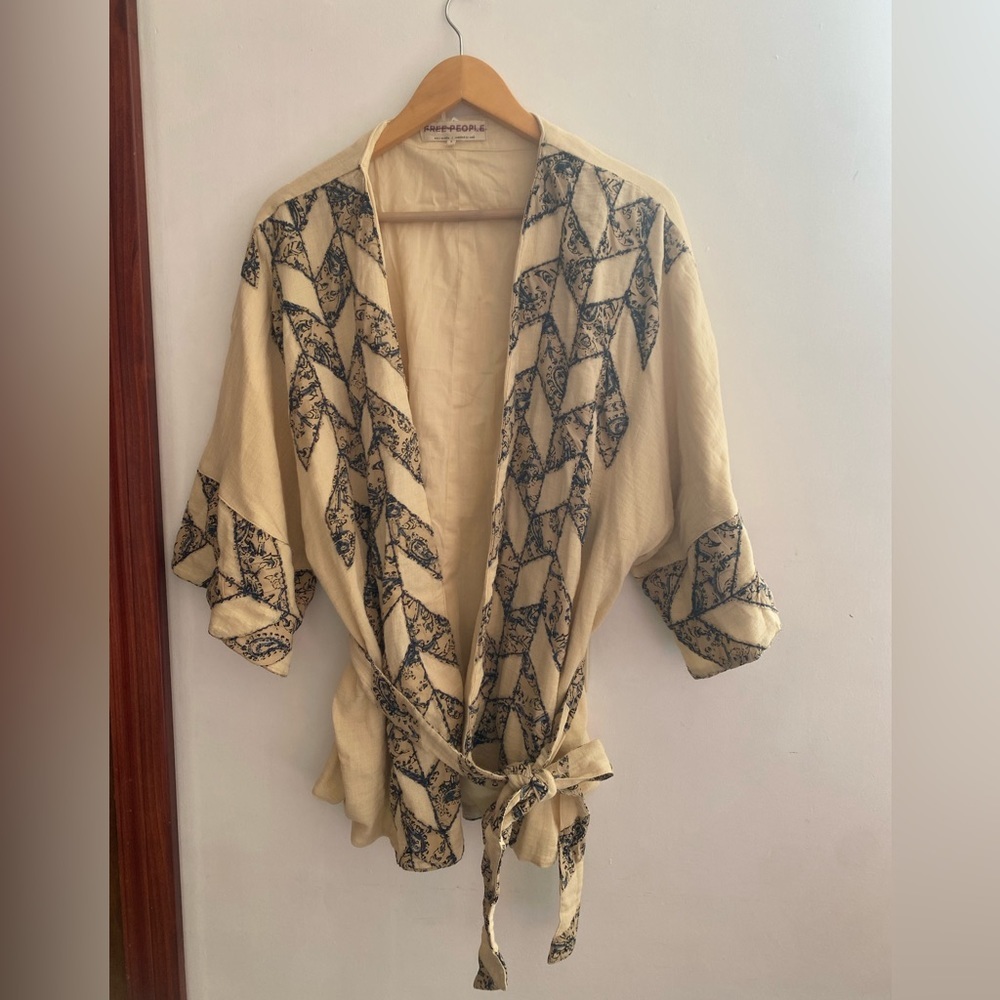 Free People S Thimbleweed Soft Wrap Jacket - Picture 2 of 16